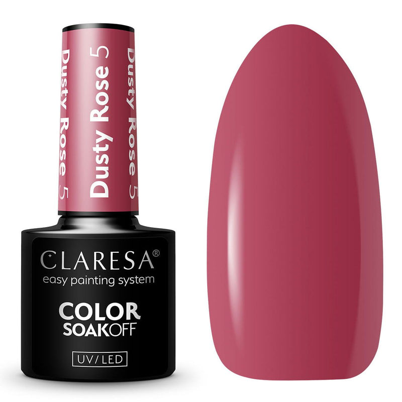 Chargez l'image dans la visionneuse de la galerie, Claresa uv led gellak 5ml dusty rose 5

