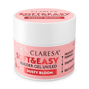 Claresa keratine soft easy builder gel dusty bloom 12gr.