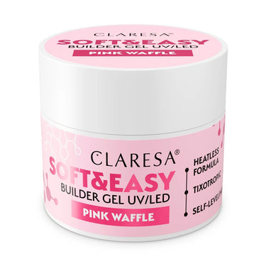 Claresa keratine soft easy builder gel pink waffle 12gr.