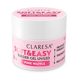 Claresa keratine soft easy builder gel pink waffle 45gr.