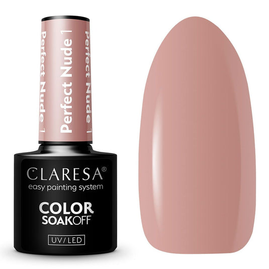 Claresa uv led gellak 5ml perfect nude 1