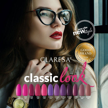 Claresa uv led gellak 5ml purple 630 classic look