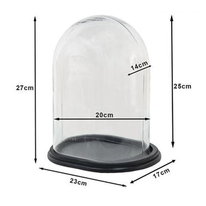 Clayre eef stolp 6gl3482 transparent 21x16x27 cm