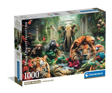 Clementoni puzzel 1000 stukjes mystic jungle