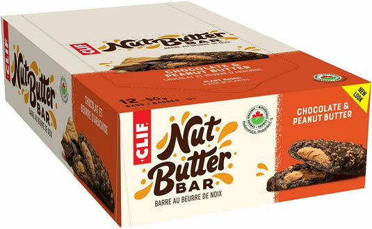 Clif bar - chocolate-peanut butter package with 12 pieces