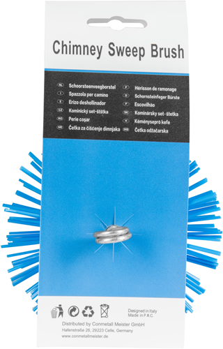 Meister dario dario nylonborstel 15cm blauw - cmb207150