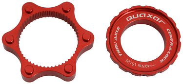 Quaxar cnc centerlock adapter for 15 20mm axle