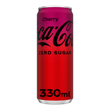 Coca-cola zero cherry blik (24x 33cl)