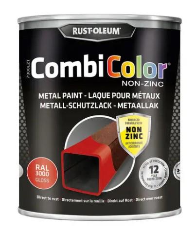 Rust-oleum combicolor non-zinc ral9006 hoogglans blank aluminium 750ml