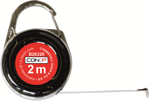 Load image into Gallery viewer, Con:p rolmeter 2m met karabijnhaak euro - b26320
