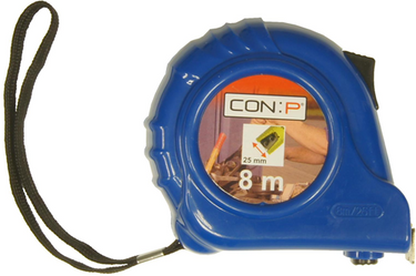 Con:p rolmeter 8m abs 25mm euro - cpt701258