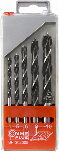 Con:p set houtboren 4-10mm 5dlg - bp302005