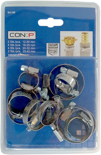 Load image into Gallery viewer, Con:p set spanringen (mix 10 stuks) rvs - sa166
