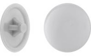 Connex afdekkap pz d12 pvc 50st gr - ky3180035