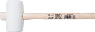 Connex gummihamer 65mm beige hout - cox625113
