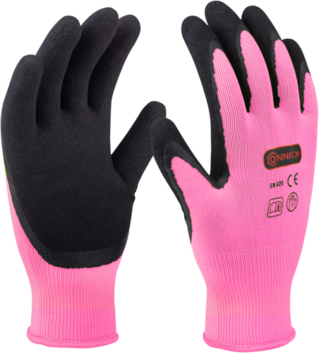 Chargez l'image dans la visionneuse de la galerie, Connex handschoen tuin latex roze gr07 - cox938577
