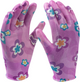 Connex handschoen tuin nitril bloem gr07 - cox938537