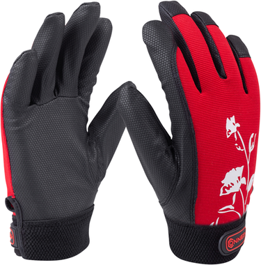 Connex handschoen tuin pu velcro gr09 - cox938549
