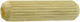 Connex houten deuvel geribbeld 10x40 30st - com900103