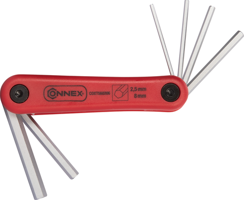 Connex inbussleutelset 6kant 2.5-8mm 6-dlg - coxt560206
