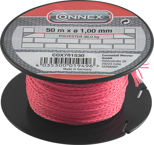 Afbeelding laden in galerijviewer, Connex metselkoord pes 1mm ro bobijn 50m - cox781530
