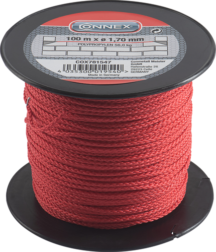 Load image into Gallery viewer, Connex metselkoord pp 1.7mm ro bobijn 100m - cox781547
