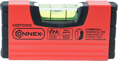 Load image into Gallery viewer, Connex mini-waterpas magnetisch 10cm - coxt737010
