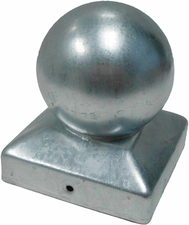 Connex paalkapje 90x90mm met kogel vz - hv4293