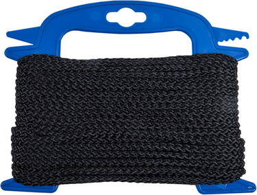 Connex pp touw 4mm 30kg zwart haspel 20m - dy2701861