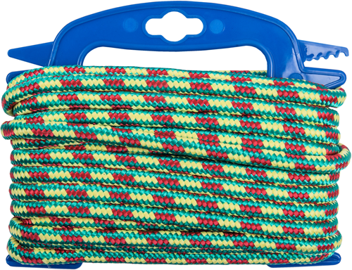 Connex pp touw 8mm 65kg gr+ge+r haspel 10m - dy2701867