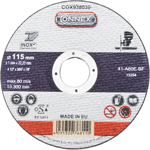 Load image into Gallery viewer, Connex slijpschijf rvs 115mm - cox938030
