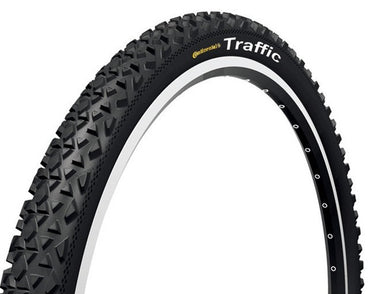Continental Buitenband Traffic MTB Draadband 26x2.10 Zwart