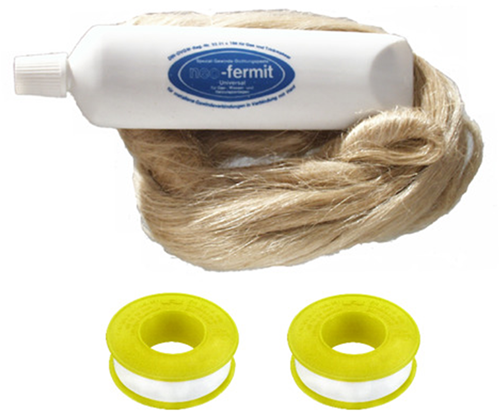 Load image into Gallery viewer, Cornat dichtingset hennep+neofermit+teflon - t380501

