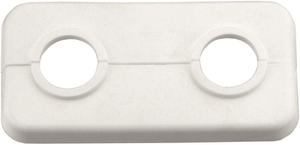 Cornat dubbele klaprozet kunststof 18mm wi - t384001