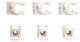 Cornat enkele clip koperbuis 18mm (6st) - t560304
