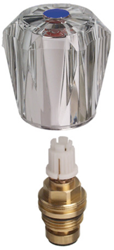 Cornat kraanbovenstuk acryl 1 2 blauw ac - tec302401