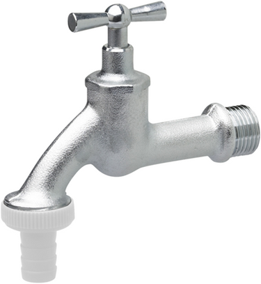 Cornat messing aftapkraan 1 2 chroom-mat - flor92590