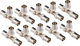 Cornat perskoppeling t-stuk 16mm 10s ms-a2 - vrptp500416n