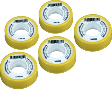 Cornat teflon lint 12x0.1mm 12m gas (5st) - tp380700