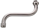 Cornat zwenkuitloop wandkraan s-vorm 200mm - tec351002