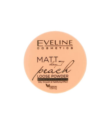 Eveline matt my day loose powder peach 6gr.
