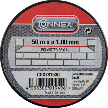 Connex metselkoord pes 1mm ro bobijn 50m - cox781530