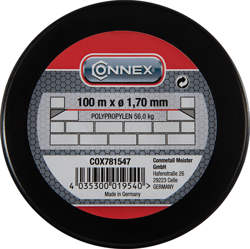 Load image into Gallery viewer, Connex metselkoord pp 1.7mm ro bobijn 100m - cox781547
