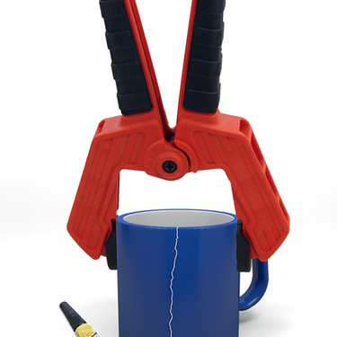 Connex lijmklem 5cm kunststof - cox864450