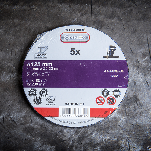 Load image into Gallery viewer, Connex set 5x slijpschijf rvs 125mm - cox938036
