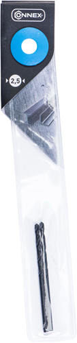 Load image into Gallery viewer, Connex metaalboor 2.5mm (57mm) (2st) blauw - cox970027
