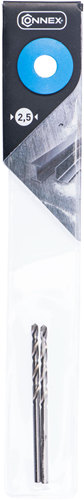 Connex staalboor 2.5mm (57mm) (2st) blauw - cox970327