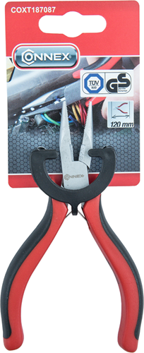 Connex electro-spitstang punttang recht 120mm 2c sb - coxt187087