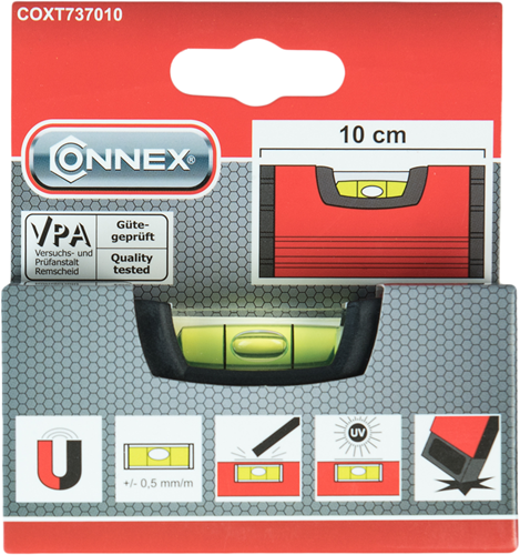 Load image into Gallery viewer, Connex mini-waterpas magnetisch 10cm - coxt737010
