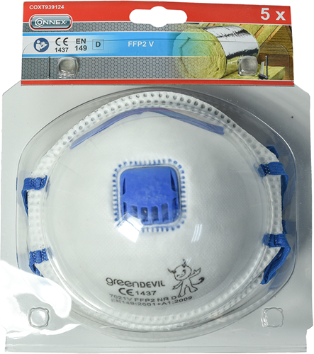 Load image into Gallery viewer, Connex stofmasker ffp2v en149 5st - coxt939124
